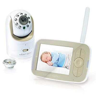 विनिमेय ऑप्टिकल लेंस के साथ शिशु ऑप्टिक्स DXR-8 वीडियो बेबी मॉनिटर