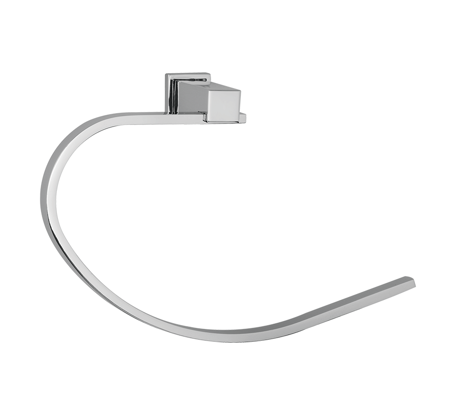 Hindware Rubbic Accessories Towel Ring (Chrome) F870003