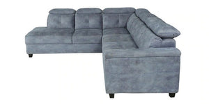 Detec™ Hauke RHS 3 Seater Sofa with Lounger - Grey Color