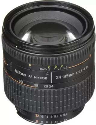 प्रयुक्त Nikon AF Nikkor 24-85mm F/2.8-4D IF ज़ूम स्टैंडर्ड ज़ूम लेंस ब्लैक, 18-200 मिमी