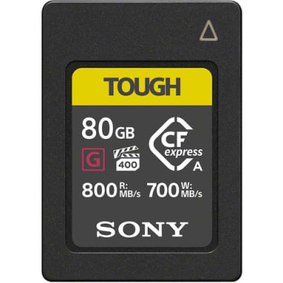 Sony 80Gb Cea G सीरीज Cfexpress टाइप मेमोरी कार्ड 800mbps पढ़ें