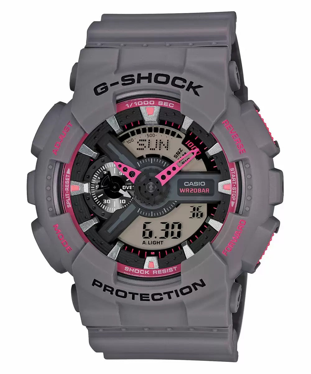 Casio G Shock Analog Digital Multi Color Dial Men's Watch GA 110TS 8A4DR G509