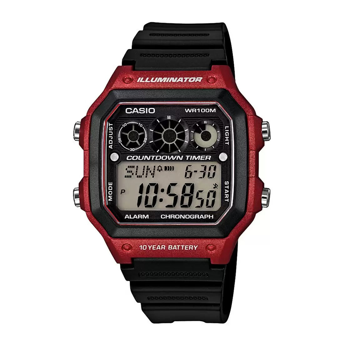 Casio Youth AE 1300WH 4AVDF D108 Black Digital Unisex Watch