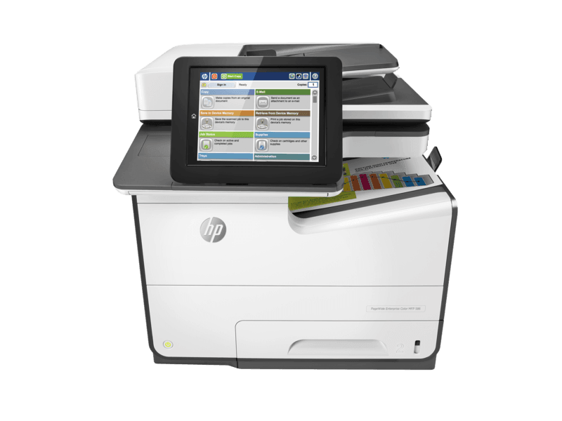 HP PageWide Ent Color MFP 586dn Printer