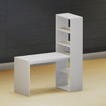 Load and play video in Gallery viewer, Detec™ Corner Study Table - Frosty White Colour
