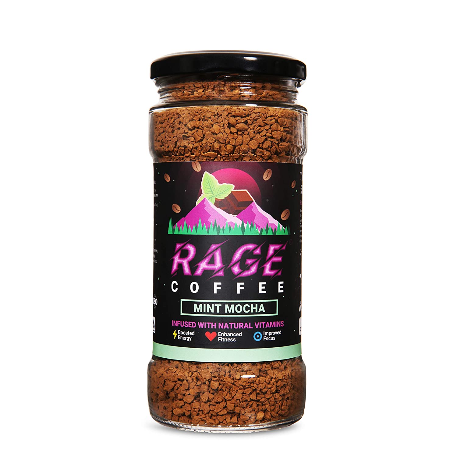 Rage Coffee Mint Mocha Flavour - Premium Arabica Instant Coffee 