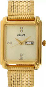 Load image into Gallery viewer, Sonata Analog Silver Dial Men&#39;s Watch NM7053YM07
