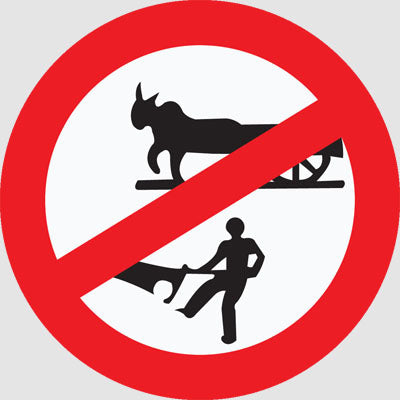 Detec™ Bullock / Hand Carts Prohibited Sign Board