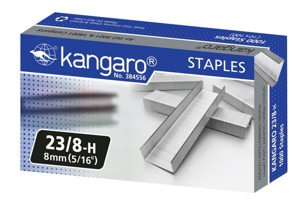 Kangaro 23/8-H Staples Pack - 20 Packs (Original)