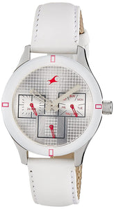 Fastrack Monochrome Analog White Dial Women's Watch NE6078SL10