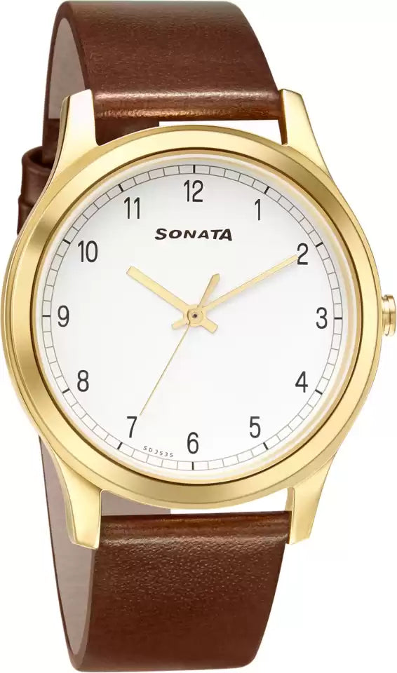Sonata Core 7135yl01 Analog Watch For Men