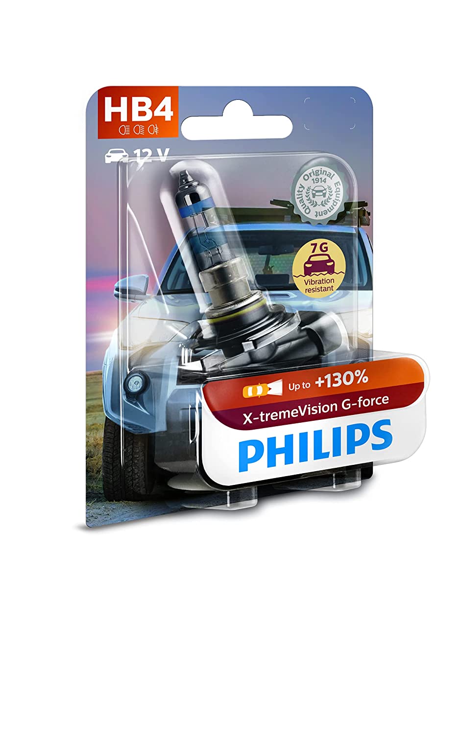 फिलिप्स एक्स ट्रीमविजन जी फोर्स कार हेडलाइट बल्ब 9006XVGB1