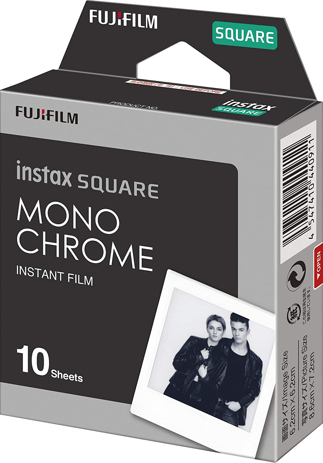 Fujifilm Instax Square Monochrome Film- 10 Exposures