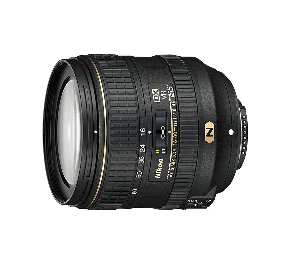 Nikon AF-S DX Nikkor 16-80mm f/2.8-4E ED VR लेंस (काला)