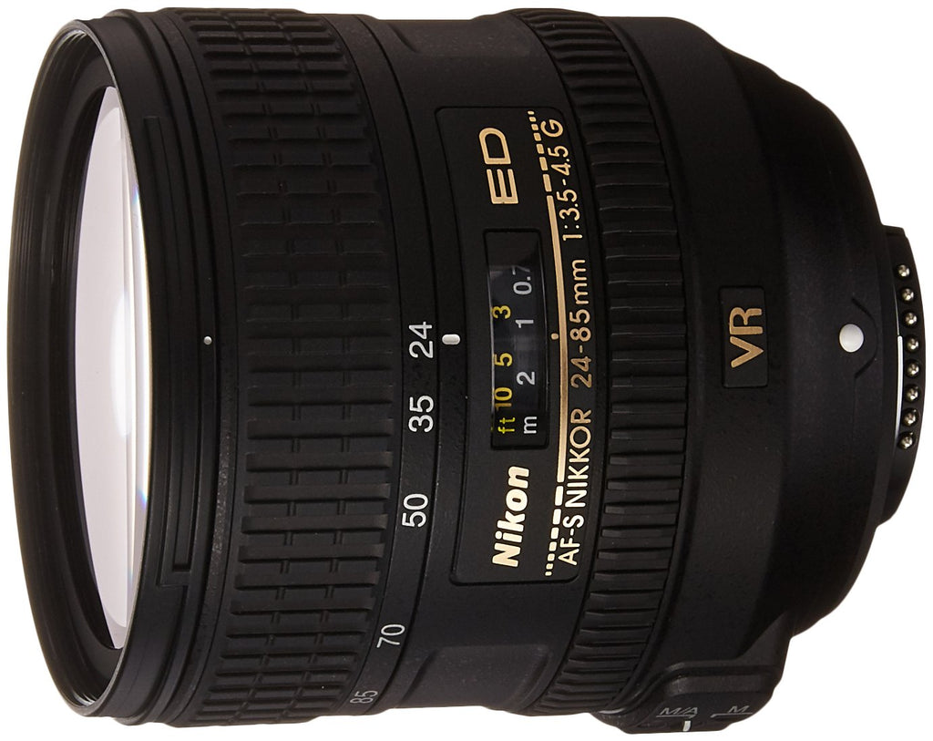 Nikon AF-S 2204 Nikkor 24-85mm F/3.5-4.5G ED VR Zoom Lens (Black)