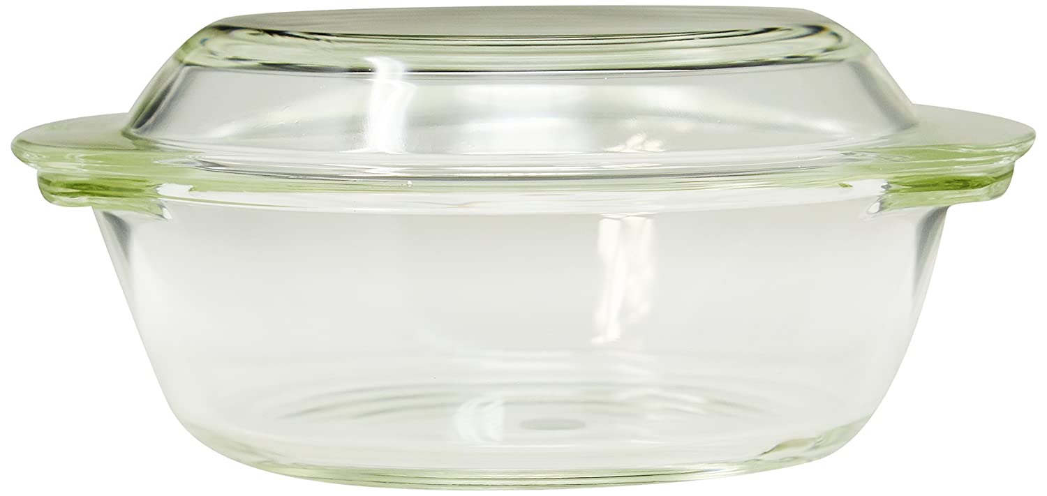 Borosil ICS22CA0115 Round Casserole With Lid 1.5 l Pack of 6