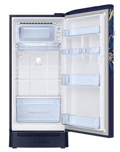 Samsung 198L Horizontal Curve Design Single Door Refrigerator RR21A2H2WTU