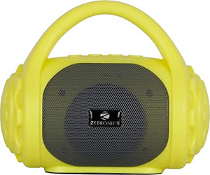 Open Box, Unused Zebronics Zeb-County Wireless Bluetooth Portable Speaker Neon Yellow