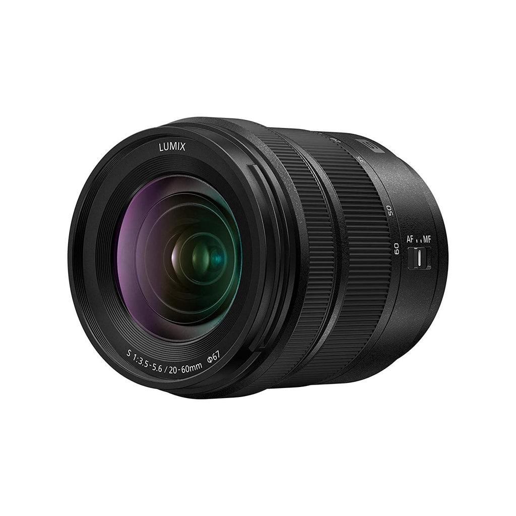 पैनासोनिक LUMIX S 20-60mm F3.5-5.6 L माउंट इंटरचेंजेबल लेंस LUMIX S सीरीज मिररलेस फुल फ्रेम डिजिटल कैमरा के लिए - S-R2060