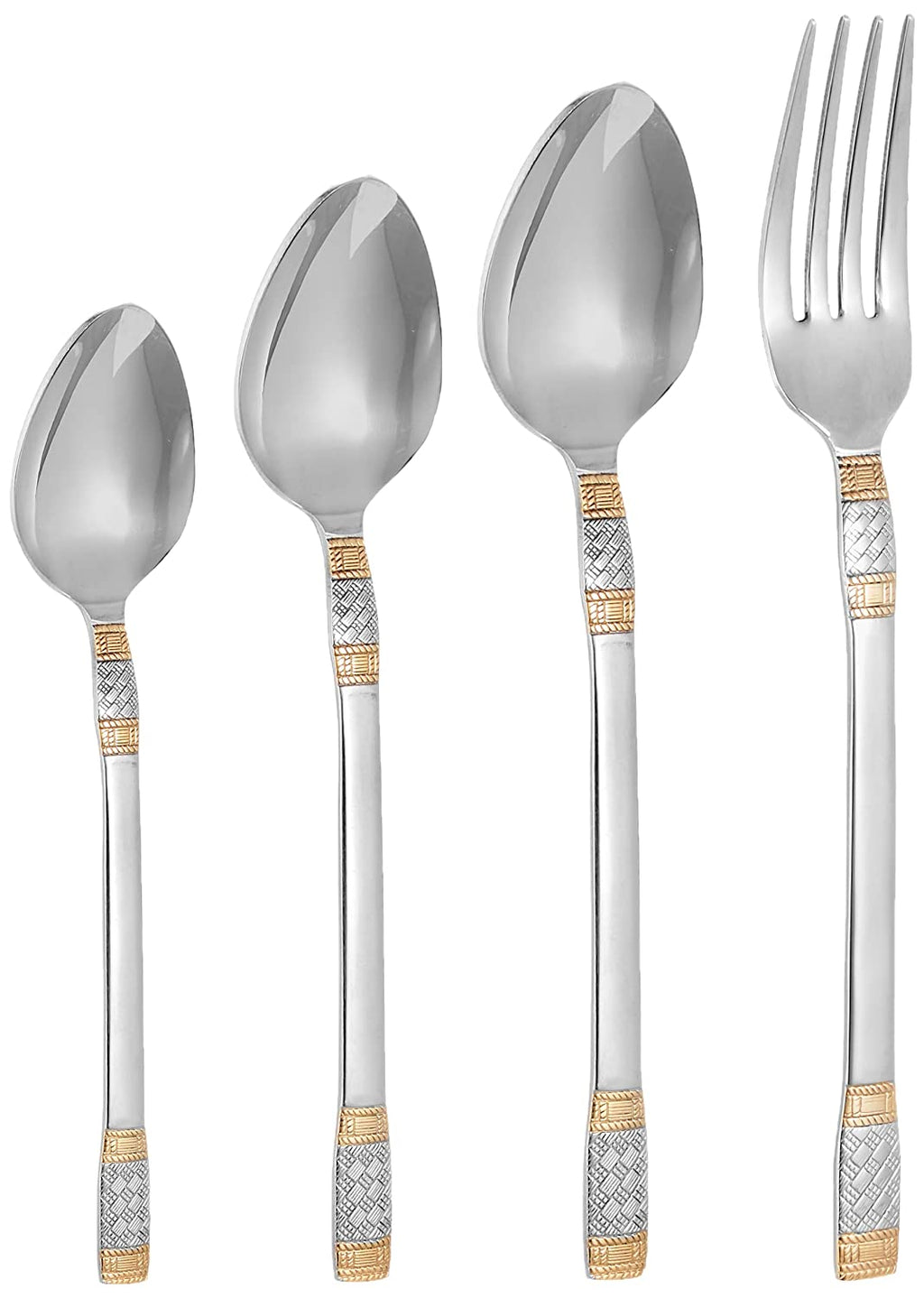 Detec™ FnS Stainless Steel Celebration Hanging Set with Baby Spoon, 24-Piece, Silver