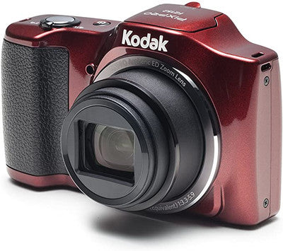 Kodak PIXPRO Friendly Zoom FZ152-RD 16MP Digital Camera with 15X Optical Zoom and 3" LCD Red