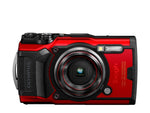 Load image into Gallery viewer, Olympus TG – 6 Black/ Red Water Proof OMD Camera
