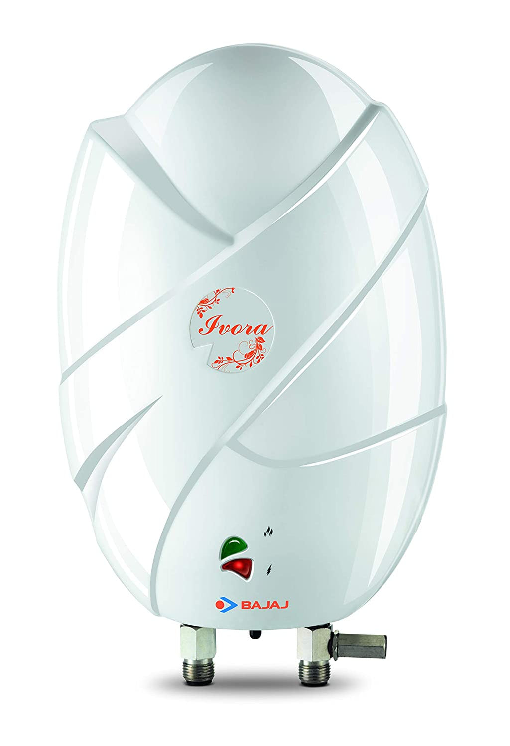 Bajaj Ivora Instant 3 Litre Vertical Water Heater, White Pack of 2
