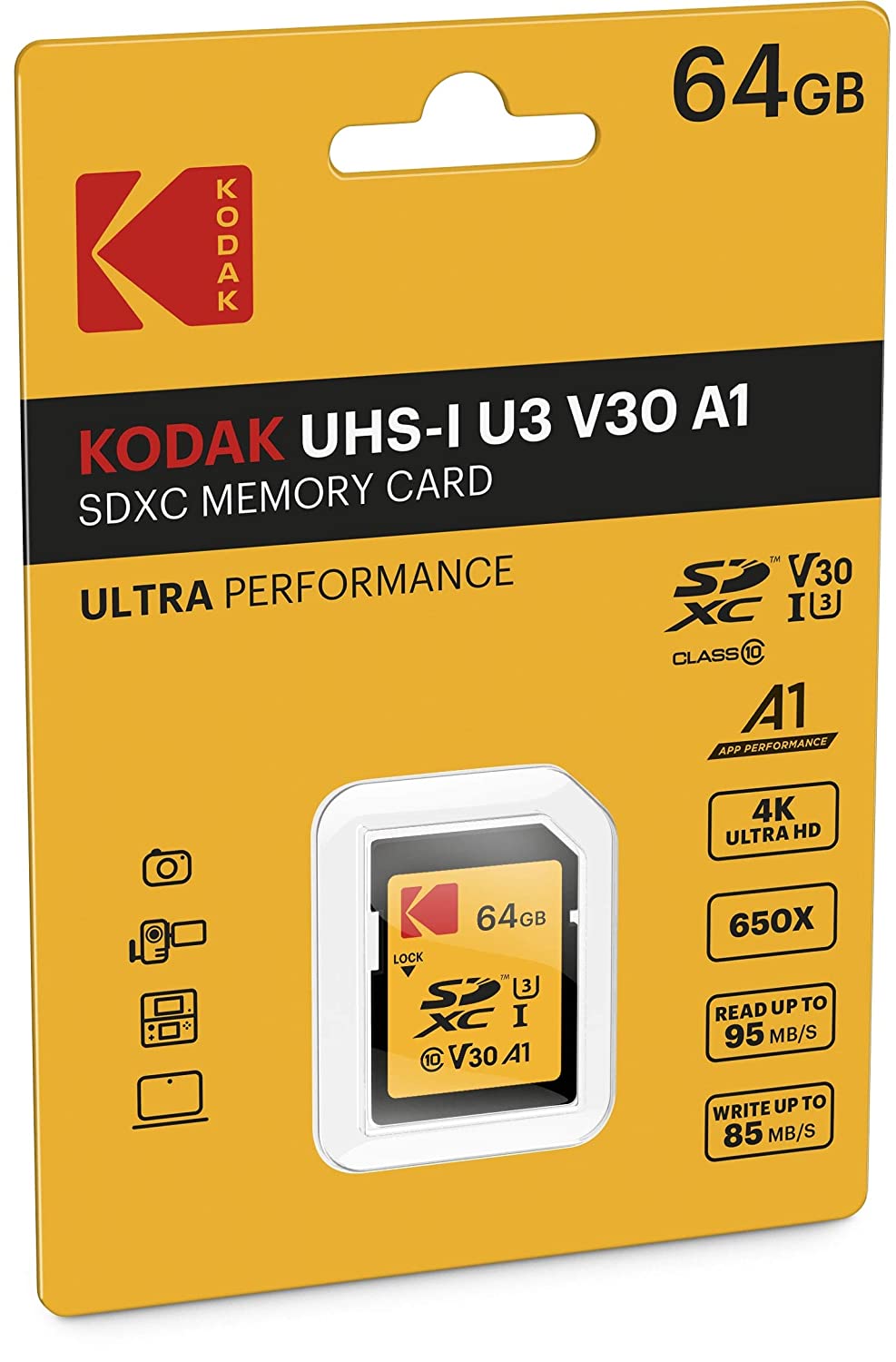 Kodak Sd Memory Card  64 GB 95 Speed