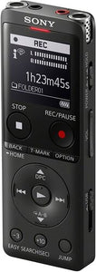 Sony ICD-UX570 Digital Voice Recorder (Black) with 16GB Memory Card Bundle (2 Items)