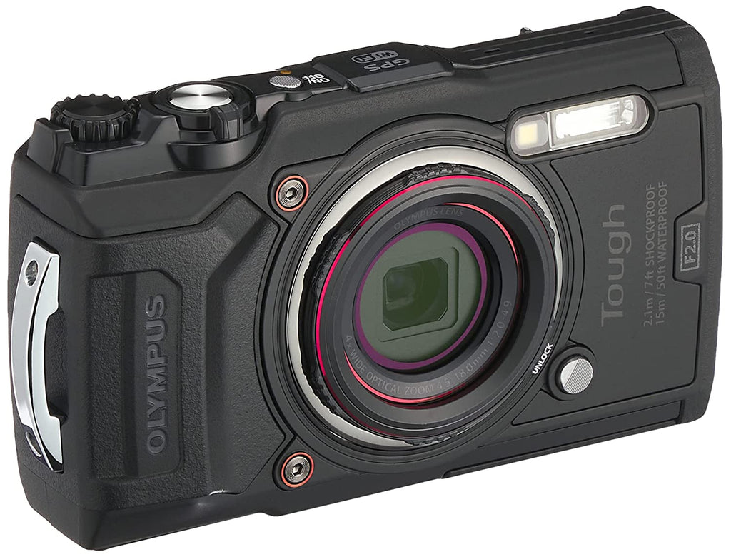 Olympus TG – 6 Black/ Red Water Proof OMD Camera