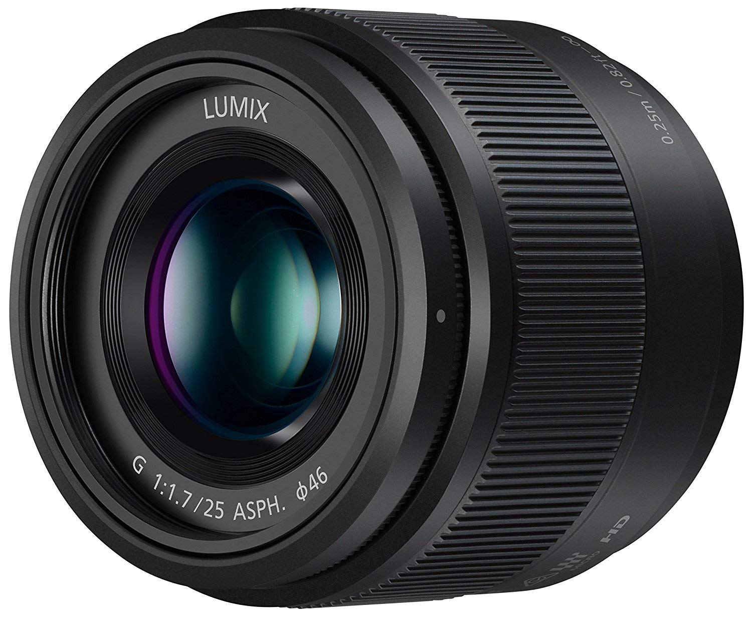 Panasonic Lumix G Lens, 25mm, F1.7 Asph., Mirrorless Micro Four Thirds, H-H025K (USA Black)