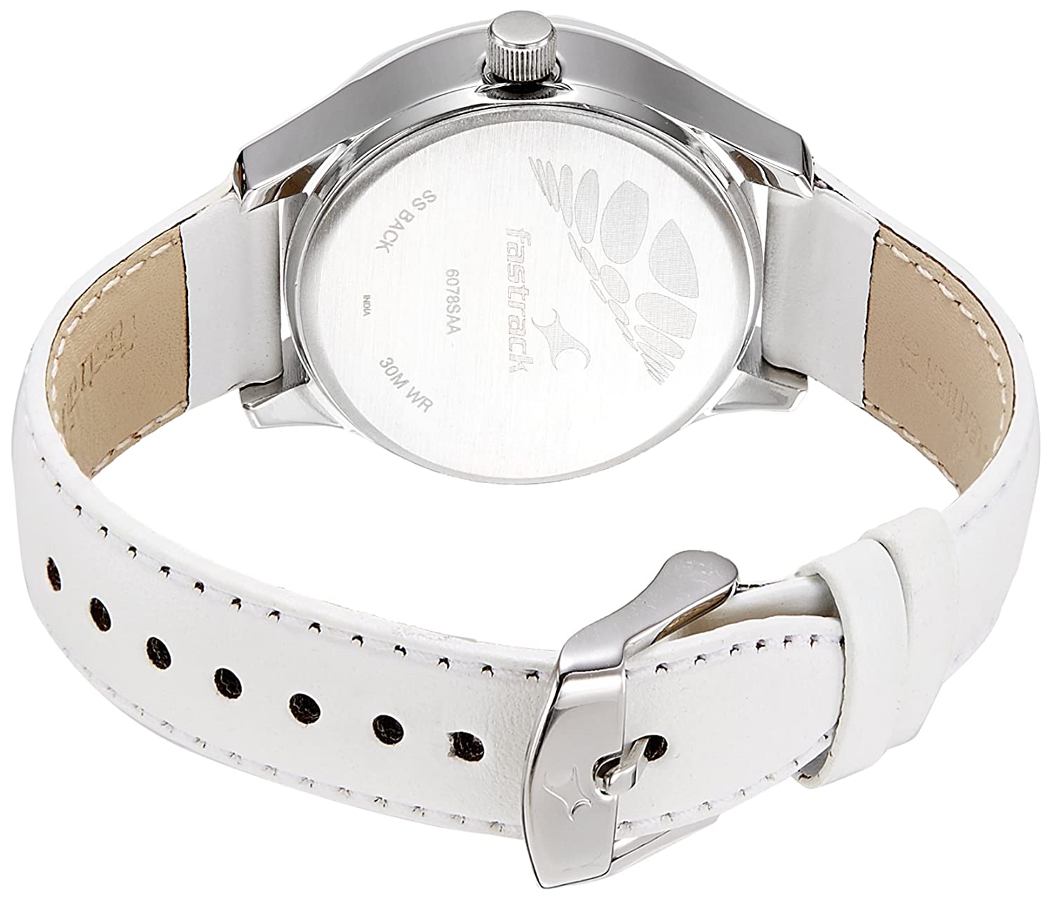 Fastrack Monochrome Analog White Dial Women's Watch NE6078SL10