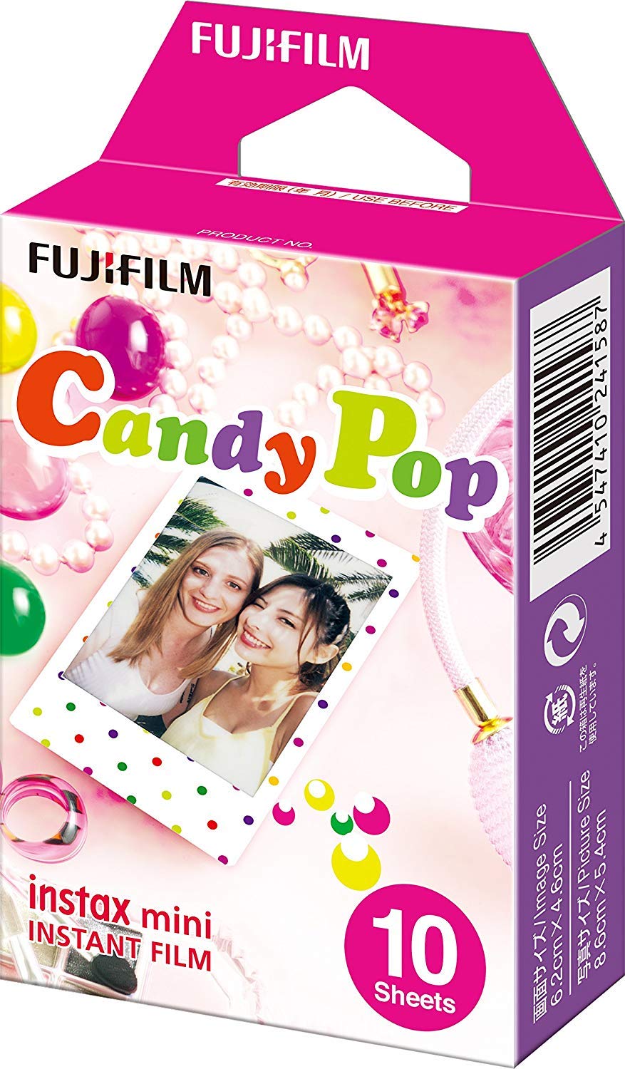  Fujifilm Instax Mini-Candy Pop Instant Film/10 Colour Prints-10 Sheets