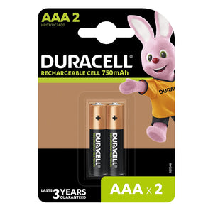 Open Box, Unused Duracell Rechargeable AAA 750mAh Batteries 2 Pcs Pack of 5