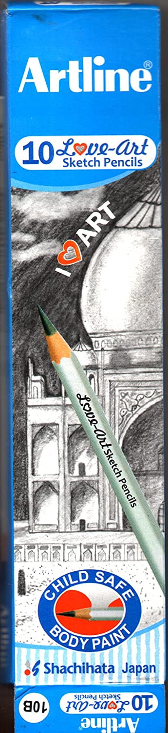 Detec™ Artline Love Art 10B Sketch Pencils, Set of 20