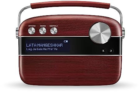 Open Box Unused Saregama Carvaan Hindi Portable Music Player with 5000 Preloaded Songs, FM/BT/AUX