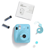 गैलरी व्यूवर में इमेज लोड करें, Open Box, Unused Fujifilm Instax Mini 11 Instant Camera Sky Blue Color
