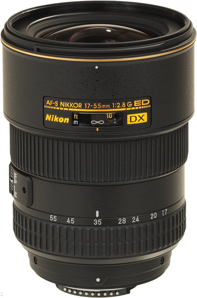 Nikon DSLR कैमरा के लिए Nikon AF-S DX Nikkor 17-55mm F/2.8G IF-ED ज़ूम लेंस