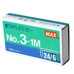 Max Staples No 24/6(Box of 20 pkt)
