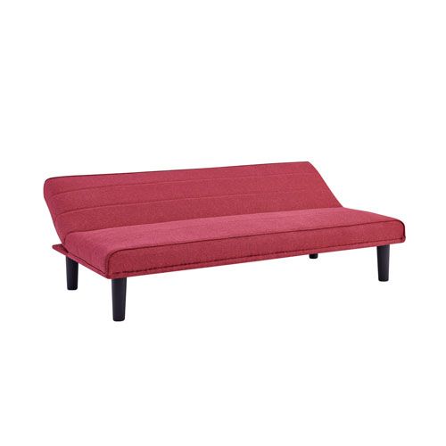 मैरून लाल रंग में डिटेक™वेंचुरा सोफा कम बेड