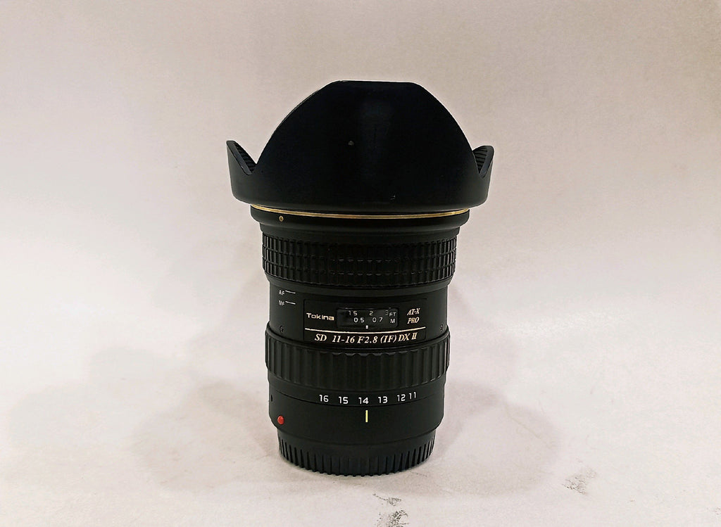 Used Tokina AT X 116 Pro DX II 11 16mm f 2.8 Lens for Canon APS C
