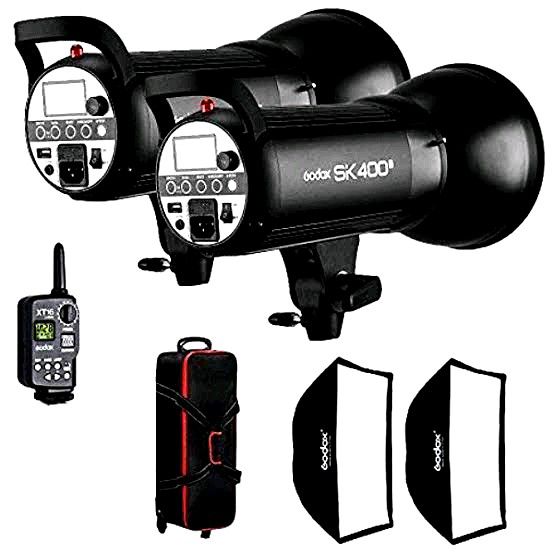 Used Godox Professional Flash Light Kit SK 400 II