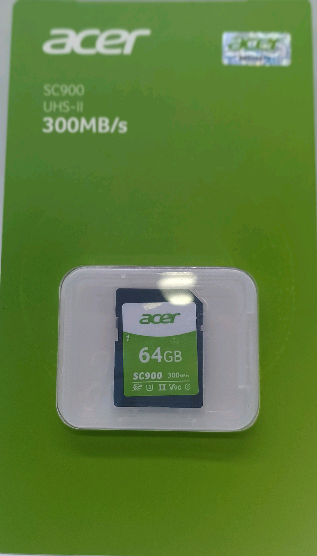 Used Acer 64GB SD Card 300MB/S