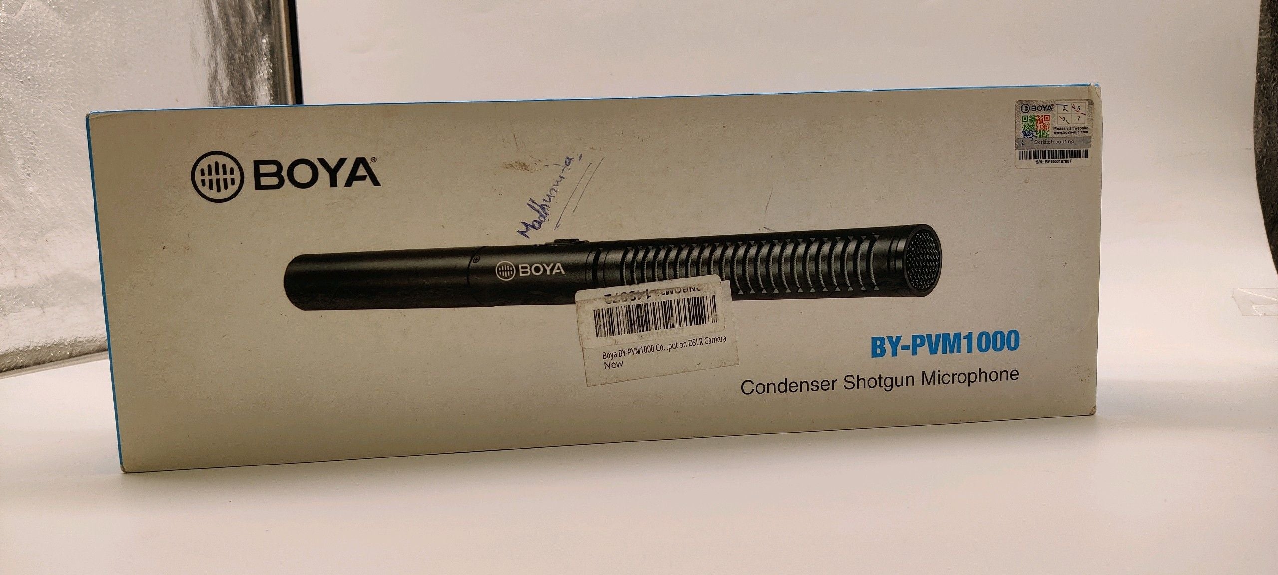 Open Box Unused Boya By Pvm 1000 Condenser Shotgun Microphone