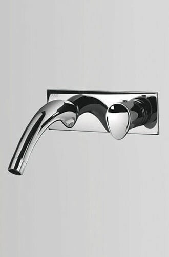 Queo Wall mounted single lever basin mixer for concealed