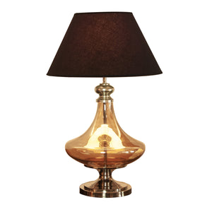  Detec Delicea Gold Luster Metal & Glass Table Lamp