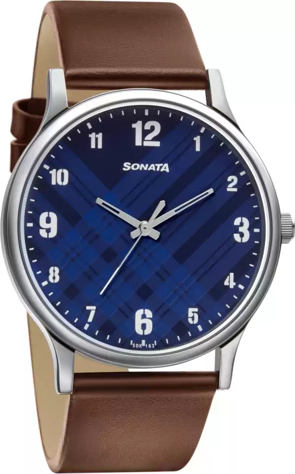 Sonata NN77105SL03W Analog Watch For Men