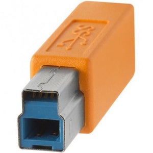 TetherPro SuperSpeed USB 3.0 Male A to Male B Cable Orange
