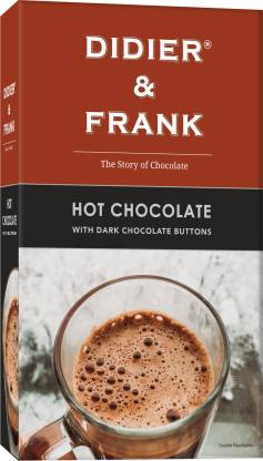 डार्क चॉकलेट बटन के साथ डिडिएर और फ्रैंक हॉट चॉकलेट 200 ग्राम
