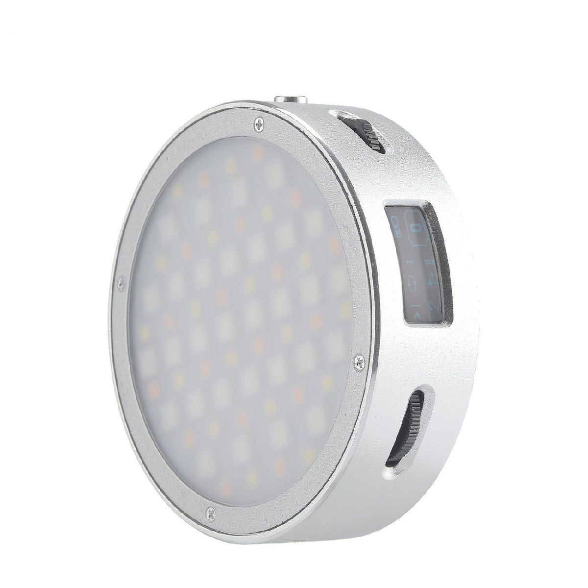 Godox Round Mini Rgb Led Magnetic Light Silver